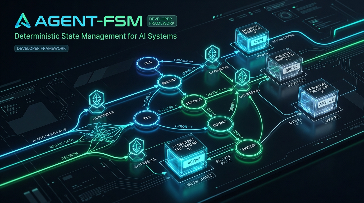 Agent-FSM Deterministic State Machine Banner